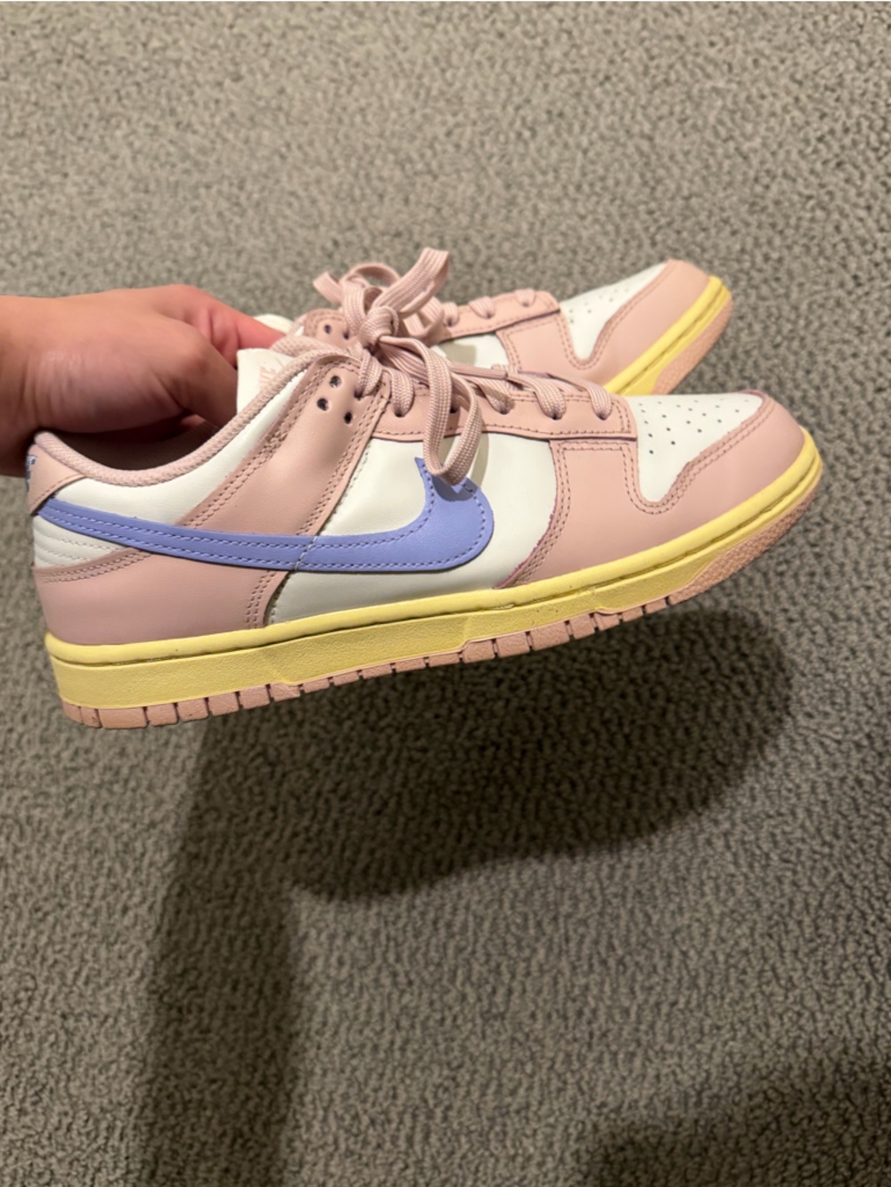Nike Women’s Pastel Pink, Lilac & Yellow Low-Top Sneakers
